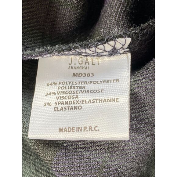 NWT John Galt Plaid Mini Dark and Green wrap buckle skirt one size - Picture 5 of 5